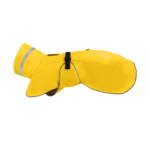 Bright Yellow Waterproof Dog Raincoat - Reflective, Adjustable & Windproof for All Breeds
