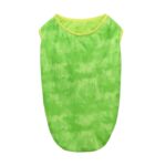 Neon Green Tie-Dye Mesh Dog Shirt  Summer Cooling Sleeveless Top for All Breeds - Image 2