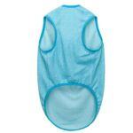 Light Blue Heather Mesh Dog Shirt - Ultra-Breathable Summer Cooling Vest for All Breeds