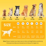 Bright Yellow Waterproof Dog Raincoat - Reflective, Adjustable & Windproof for All Breeds - Image 4