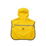 Sunny Yellow Hooded Dog Raincoat - Waterproof, Reflective & Adjustable with Treat Pocket