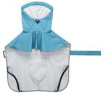 Light Blue Dog Raincoat - Waterproof, Adjustable & Reflective with Treat Pocket - Image 3