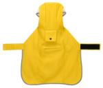 Yellow Full-Face Cover Dog Raincoat - Waterproof, Reflective & Leash-Friendly for All Breeds - Image 3