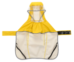 Yellow Full-Face Cover Dog Raincoat - Waterproof, Reflective & Leash-Friendly for All Breeds - Image 4