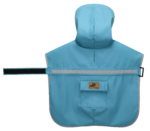 Light Blue Dog Raincoat - Waterproof, Adjustable & Reflective with Treat Pocket - Image 2