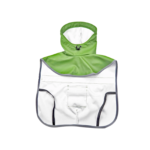 Green Hooded Dog Raincoat  Waterproof, Reflective & Adjustable with Snack Pocket - Image 2