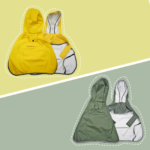 Army Green Dog Raincoat - Waterproof, Adjustable & Leash-Friendly with Treat Pocket - Image 4
